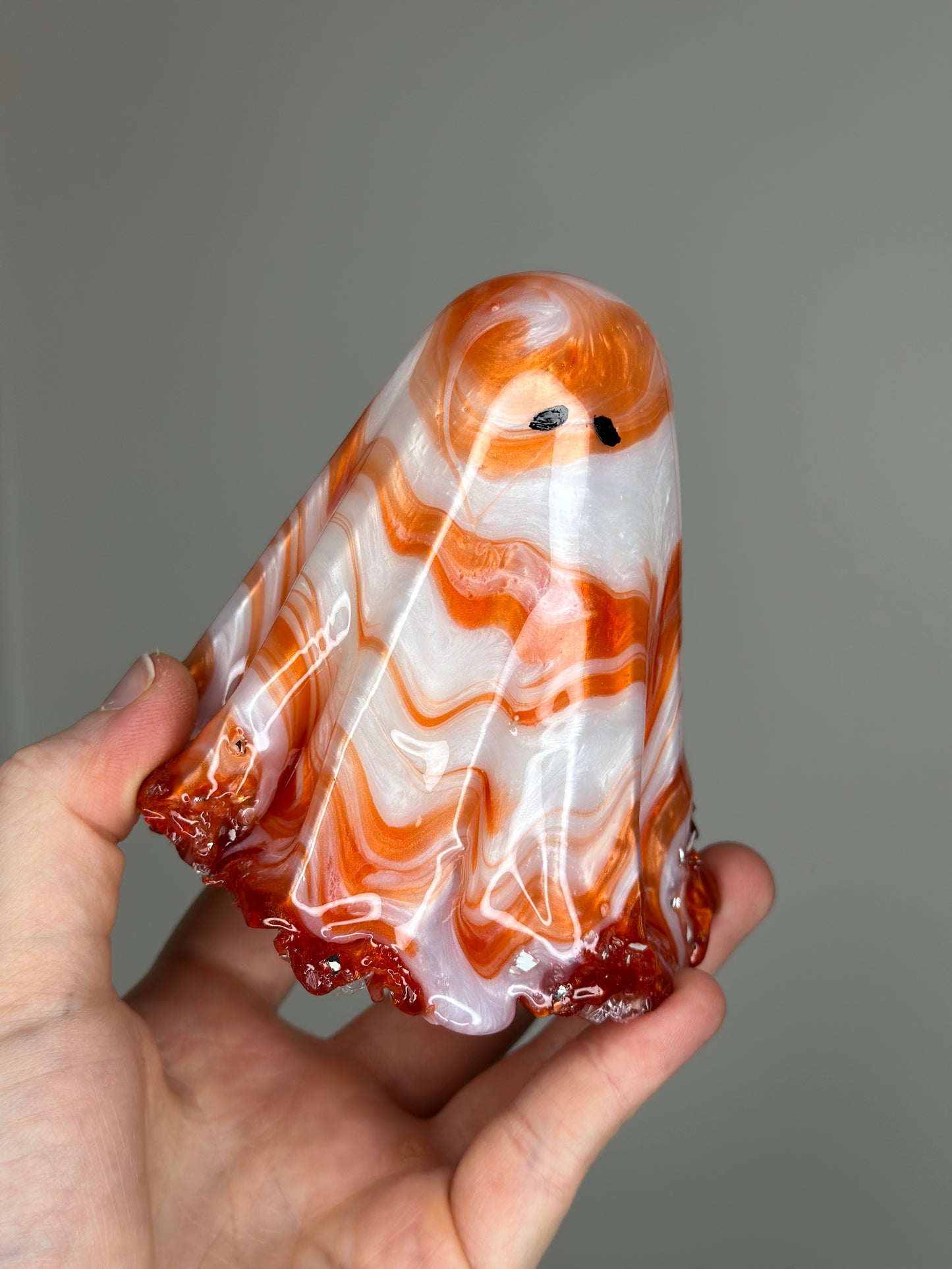 Orange Creamsicle Glowing Ghostie