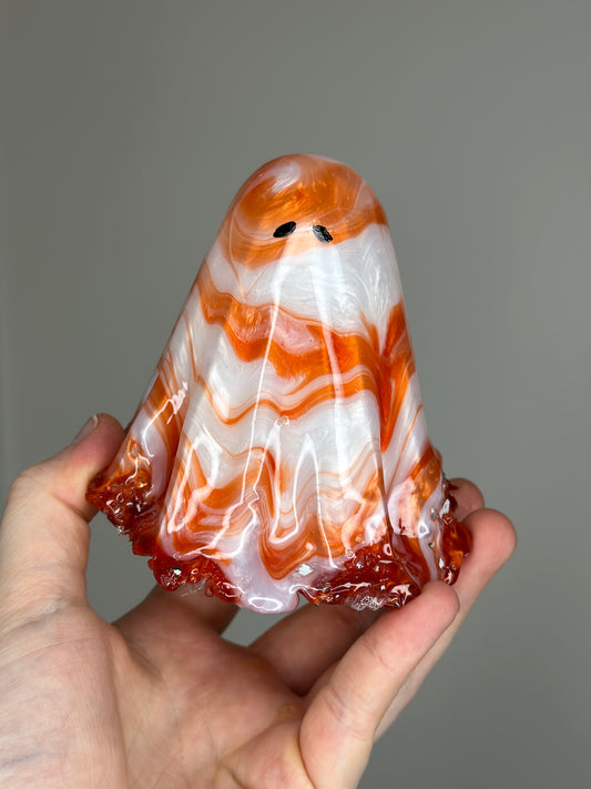 Orange Creamsicle Glowing Ghostie