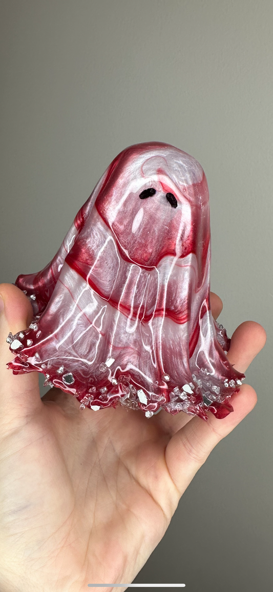 Peppermint Swirl Glowing Ghostie